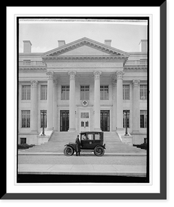 Historic Framed Print, Ford Motor Co. Ford Coupe at Am. Red Cross,  17-7/8" x 21-7/8"