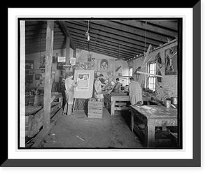 Historic Framed Print, Walling process,  17-7/8" x 21-7/8"