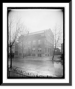 Historic Framed Print, Columbia Planograph Co., [L St., Washington, D.C.],  17-7/8" x 21-7/8"