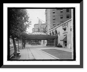 Historic Framed Print, Mayflower Hotel (Conn. Ave. entrance), [Washington, D.C.],  17-7/8" x 21-7/8"