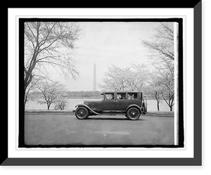 Historic Framed Print, Washington Cadillac Co., [Washington monument in background, Washington, D.C] - 2,  17-7/8" x 21-7/8"