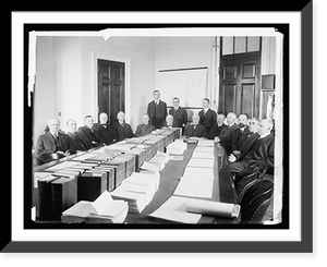 Historic Framed Print, House Rules Committee, Jan. 1917,  17-7/8" x 21-7/8"