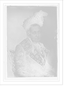 Amelia Tyler, seated, Antique Poster