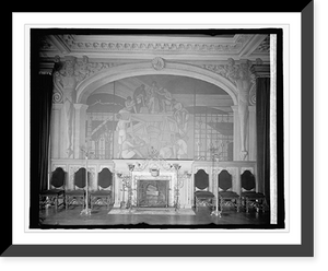 Historic Framed Print, Mexican Embassy, [Washington, D.C.], fresco in dining room - 2,  17-7/8" x 21-7/8"