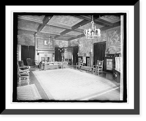 Historic Framed Print, Mexican Embassy, [Washington, D.C.], drawing room,  17-7/8" x 21-7/8"