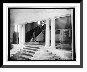 Historic Framed Print, Mexican Embassy, [Washington, D.C.], staircase (not ordered),  17-7/8" x 21-7/8"