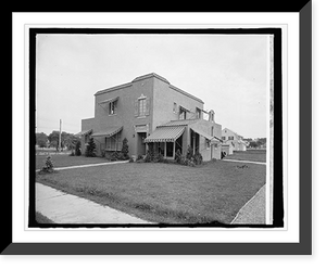 Historic Framed Print, Dave Pettes[?] house,  17-7/8" x 21-7/8"