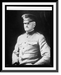 Historic Framed Print, Gen'l Jno. J. Pershing,  17-7/8" x 21-7/8"