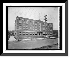 Historic Framed Print, Keefer, Geo. Mason High School, Alexandria, Va.,  17-7/8" x 21-7/8"