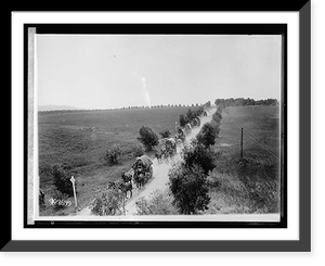 Historic Framed Print, Field transports,  17-7/8" x 21-7/8"