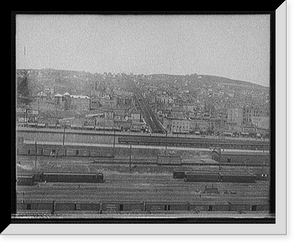 Historic Framed Print, Up the incline from Superior Street, Duluth, Minn. - 3,  17-7/8" x 21-7/8"