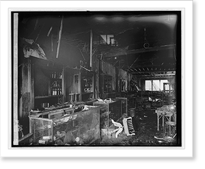 Black & White Photo - Washington, DC - Harry C. Grover fire (1)