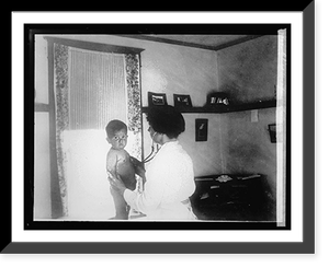 Historic Framed Print, Child Welfare Bureau,  17-7/8" x 21-7/8"