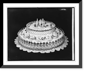 Antique Photo Print - Mrs. Arme cake - Antique Wall Decor Print
