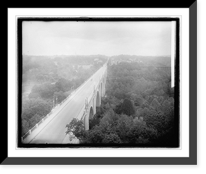 Historic Framed Print, Conn. Ave. Bridge, [Washington, D.C.],  17-7/8" x 21-7/8"