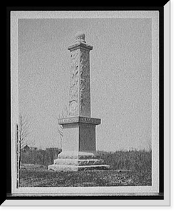 Historic Framed Print, New Hampshire State Memorial, Vicksburg, Miss.,  17-7/8" x 21-7/8"