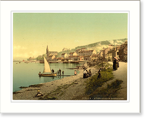 Antique Photochrom - Bannatyne Kyles of Bute Scotland