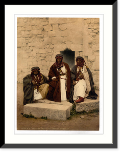 Historic Framed Print, Bedouins of the Jordan District Holy Land,  17-7/8" x 21-7/8"