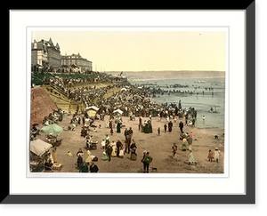 Historic Framed Print, Bridlington childrens corner Yorkshire England,  17-7/8" x 21-7/8"