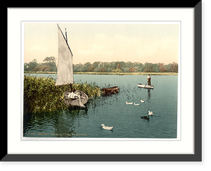 Historic Framed Print, Broad Ormesby England,  17-7/8" x 21-7/8"