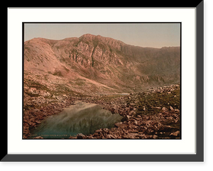 Historic Framed Print, Cader Idris and Llyn-y-Cader Wales,  17-7/8" x 21-7/8"