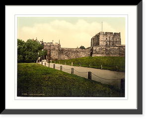 Historic Framed Print, Castle Carlisle England,  17-7/8" x 21-7/8"