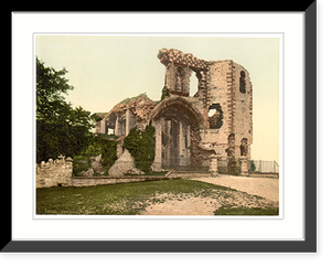 Historic Framed Print, The castle Denbigh Wales,  17-7/8" x 21-7/8"