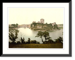 Historic Framed Print, The castle Pembroke Wales,  17-7/8" x 21-7/8"
