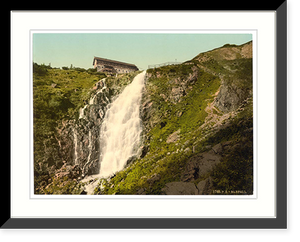 Historic Framed Print, Elbfall Riesengebirge Germany,  17-7/8" x 21-7/8"