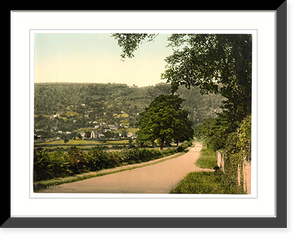 Historic Framed Print, From Bigswear Road Llandogo on the Wye England,  17-7/8" x 21-7/8"
