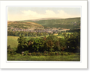 Antique Photochrom - From N. W. Okehampton England