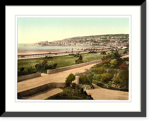 Historic Framed Print, From south Weston-super-Mare England,  17-7/8" x 21-7/8"