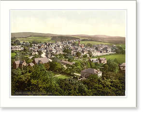 Historic Photochrom - From Stepend Bing Cumnock Scotland