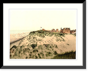 Historic Framed Print, From the dunes Westerland Sylt Schleswig-Holstein Germany,  17-7/8" x 21-7/8"