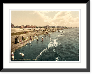 Historic Framed Print, From the pier Littlehampton England,  17-7/8" x 21-7/8"