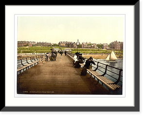 Historic Framed Print, From the pier New Hunstanton England,  17-7/8" x 21-7/8"