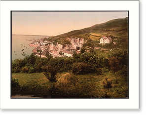 Vintage Photochrom - General view Aberdovey Wales - Historic Wall Art Gift