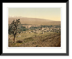 Historic Framed Print, General view Baalbek Holy Land (i.e.Balabakk Lebanon),  17-7/8" x 21-7/8"