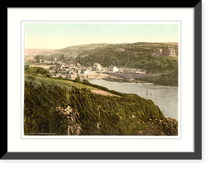 Historic Framed Print, General view Combemartin i.e. Combe Martin England,  17-7/8" x 21-7/8"