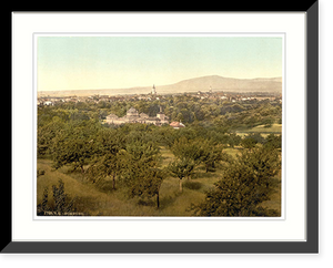 Historic Framed Print, General view Homburg (i.e. Bad Homburg vor der H&ouml;he) Hesse-Nassau Germany,  17-7/8" x 21-7/8"