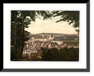 Historic Framed Print, General view Sigmarungen (i.e. Sigmaringen) Hohenzollern Germany - 2,  17-7/8" x 21-7/8"