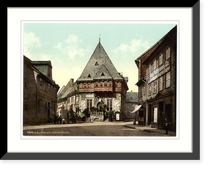 Historic Framed Print, Gewandhaus (Cloth Hall) Goslar Hartz Germany,  17-7/8" x 21-7/8"