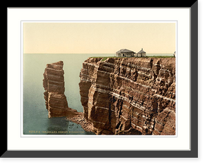 Historic Framed Print, The Hengst North Point Helgoland Germany,  17-7/8" x 21-7/8"