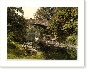 Antique Photochrom - Horns Hole Hawick Scotland - Historic Wall Art Gift