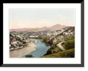 Historic Framed Print, Konjica general view Herzegowina Austro-Hungary,  17-7/8" x 21-7/8"