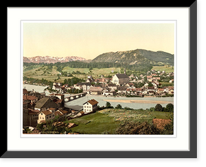 Historic Framed Print, Krankenheil Upper Bavaria Germany,  17-7/8" x 21-7/8"