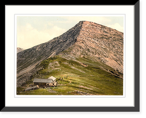 Historic Framed Print, Krottenkopfspitz Upper Bavaria Germany,  17-7/8" x 21-7/8"