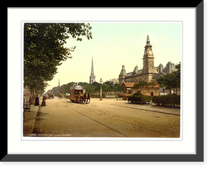 Historic Framed Print, Lord Street Southport England,  17-7/8" x 21-7/8"