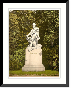 Historic Framed Print, Makart Monument Vienna Austro-Hungary,  17-7/8" x 21-7/8"