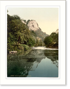 Historic Photochrom - Matlock High Tor III. Derbyshire England